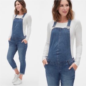 Gap Maternity Denim Vintage y2k 90s Style Overalls Women's Size Large